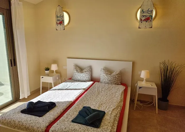 Vientos Only 100m To The Surf Beach, Terrace, Balcony, Sea View, Wifi Prázdninový dům *